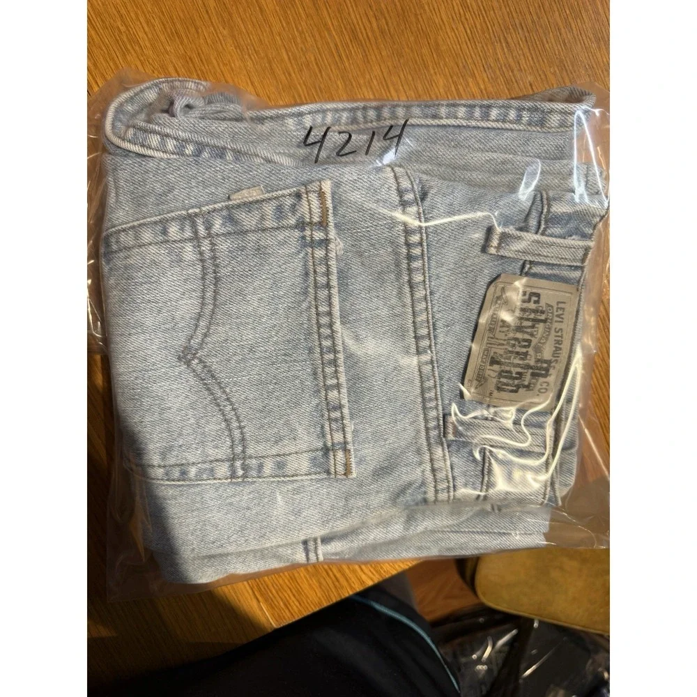 Vintage 1994 Levis SilverTab Baggy Fit Jeans USA Made Light Wash W28 L30